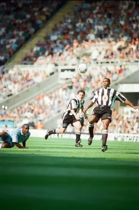 Framed Print : Newcastle 3-0 Coventry, premier league match at St James Park, Saturday 19th August 1995