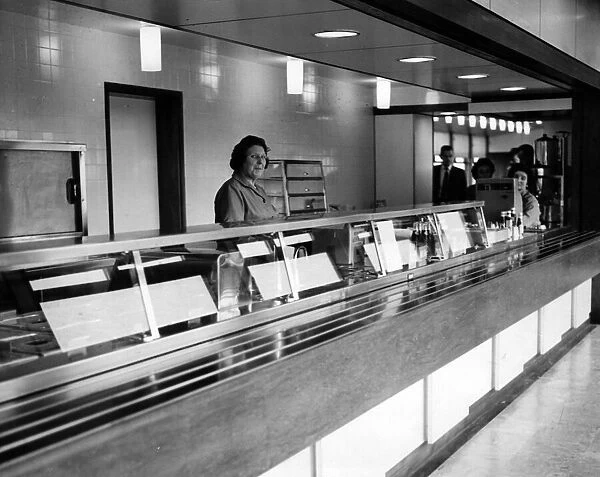 Newcastle Civic Centre restaurant. 8th December 1964