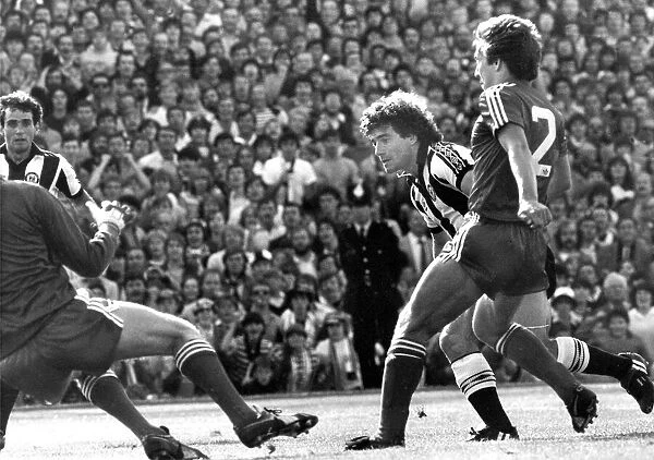 Newcastle skipper Kevin Keegan in action, circa 1983