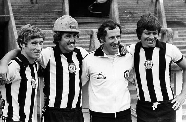 Newcastle United 1977, Pre Season. Left to Right. Geoff Nulty