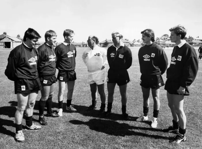 Framed Print : Newcastle United 1989, Pre Season Training, at the clubs training HQ near Durham Framed Print : Newcastle United 1989, Pre Season Training, at the clubs training HQ near Durham