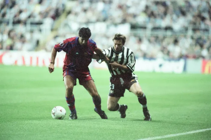 Framed Print : Newcastle United 3-2 Barcelona, UEFA Champions League Group C match at St James Park Framed Print : Newcastle United 3-2 Barcelona, UEFA Champions League Group C match at St James Park