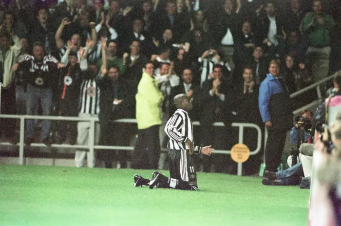 Framed Print : Newcastle United 3-2 Barcelona, UEFA Champions League Group C match at St James Park