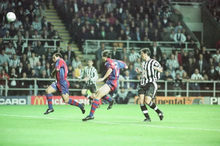 Framed Print : Newcastle United 3-2 Barcelona, UEFA Champions League Group C match at St James Park Framed Print : Newcastle United 3-2 Barcelona, UEFA Champions League Group C match at St James Park