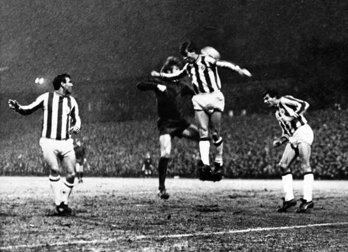 Framed Print : Newcastle United 5 - 1 Vitoria Setubal, Inter-Cities Fairs Cup Quarter-final 1st leg held Framed Print : Newcastle United 5 - 1 Vitoria Setubal, Inter-Cities Fairs Cup Quarter-final 1st leg held