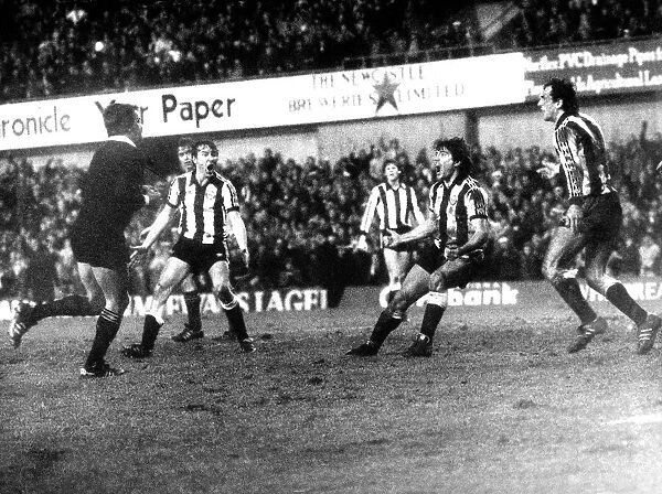 Newcastle United Action - Newcastle United v Brighton FA Cup 13 Jauary 1983 - Steve