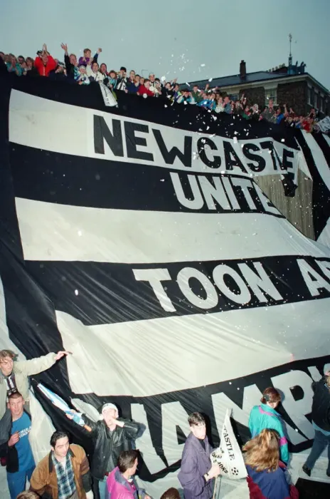 Framed Print : Newcastle United celebrations as they win the League Division 1 Framed Print : Newcastle United celebrations as they win the League Division 1