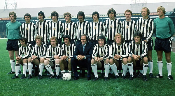 Newcastle United F. C. July 1975 Back Row Left to Right: Michael Mahoney