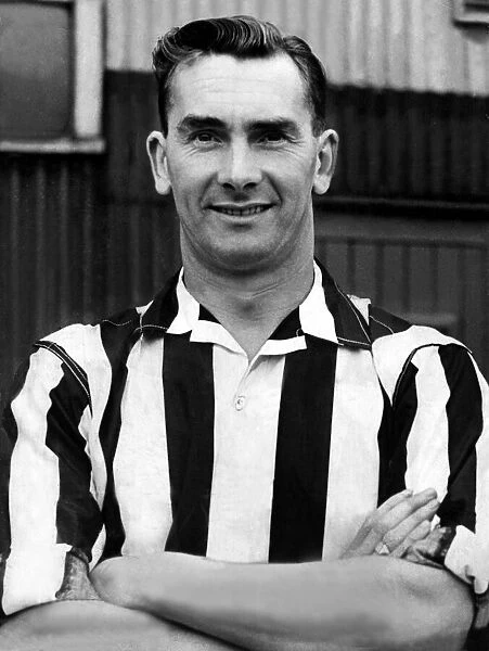 Former Newcastle United footballer, Jackie Milburn. Circa 1954