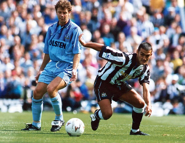 Newcastle United footballer Malcolm Allen. 14th August 1993