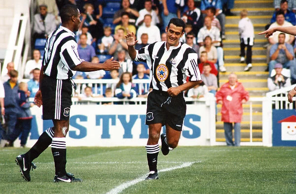 Newcastle United footballer Malcolm Allen. Circa 1995