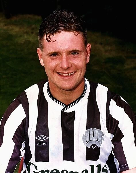 Newcastle United footballer Paul Gascoigne, circa 1987