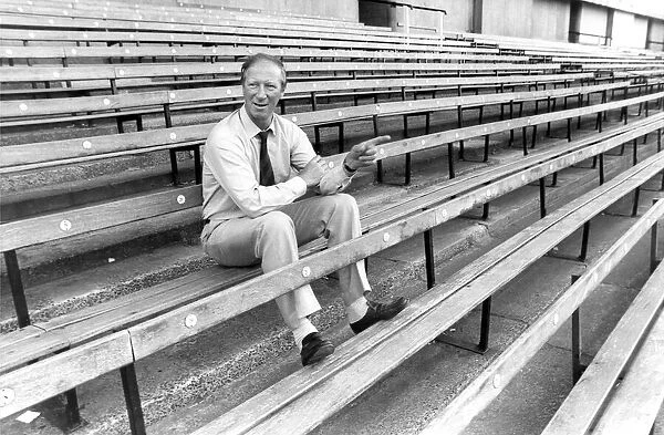Newcastle United manager Jack Charlton on his first day at St