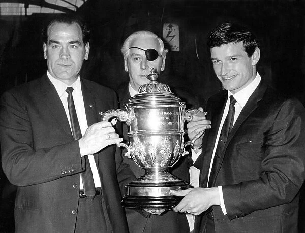 Newcastle United manager Joe Harvey, with director Lord Westwood