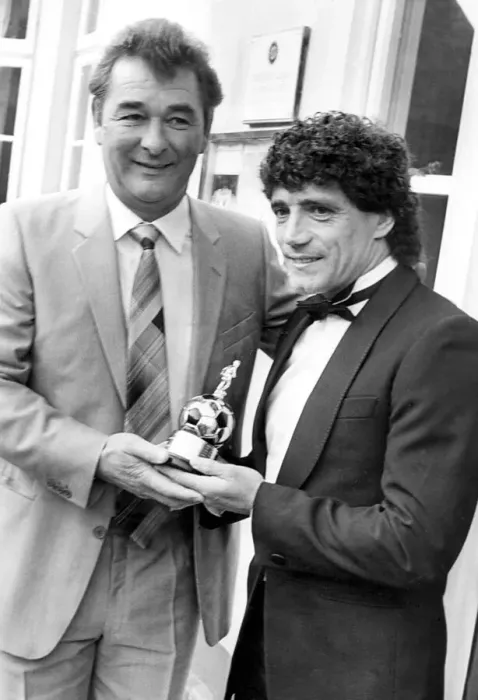 Framed Print : Newcastle United skipper Kevin Keegan received the North East Player of the Year Award Framed Print : Newcastle United skipper Kevin Keegan received the North East Player of the Year Award