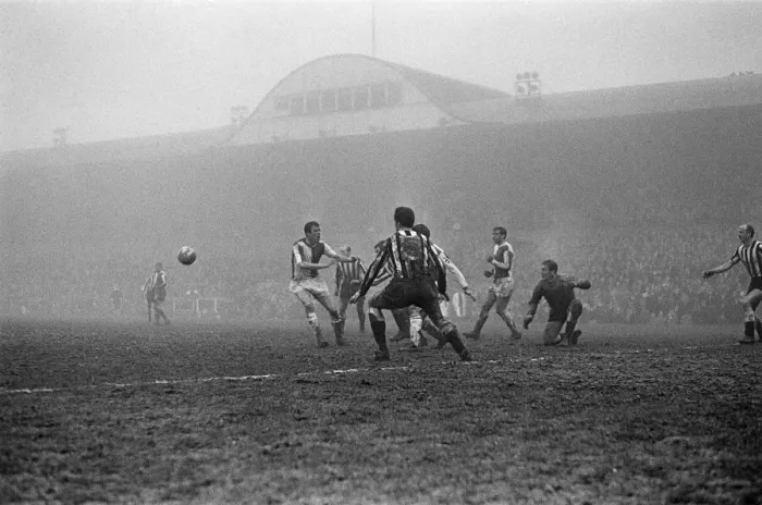 Framed Print : Newcastle United v Blackburn Rovers. 9th April 1966 Framed Print : Newcastle United v Blackburn Rovers. 9th April 1966