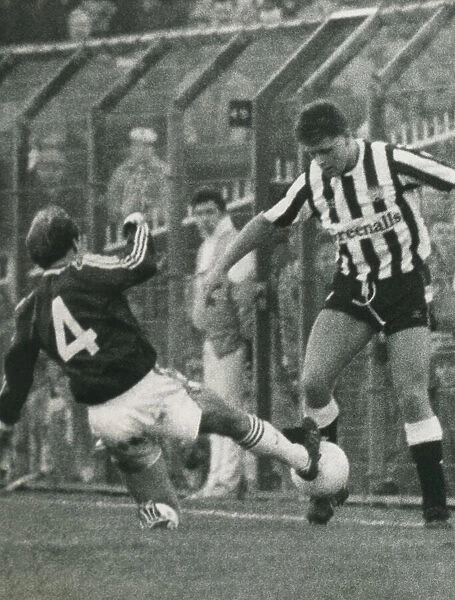 Newcastle United v Charlton Athletic. 28th November, 1987