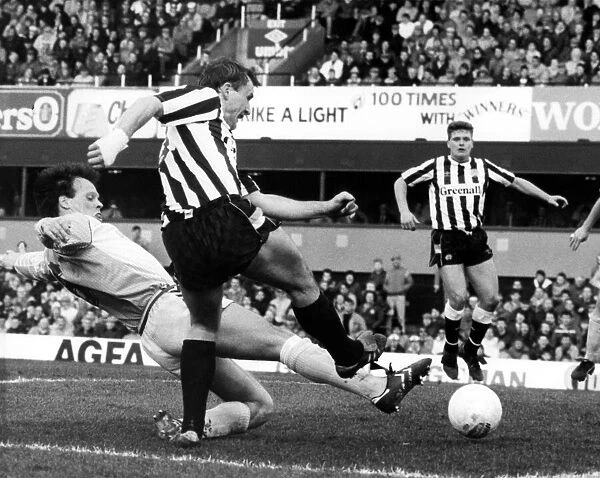 Newcastle United v Coventry City. 26th March, 1988 Paul Gascoigne (Gazza