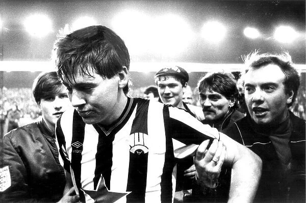 Newcastle Uniteds Chris Waddle. c 1983