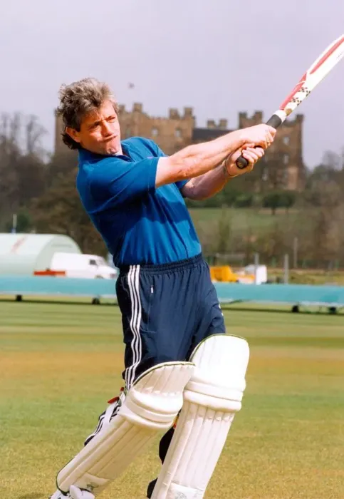 Framed Print : Newcastle Uniteds Kevin Keegan at Durham County Cricket Club at Chester-le-Street Framed Print : Newcastle Uniteds Kevin Keegan at Durham County Cricket Club at Chester-le-Street