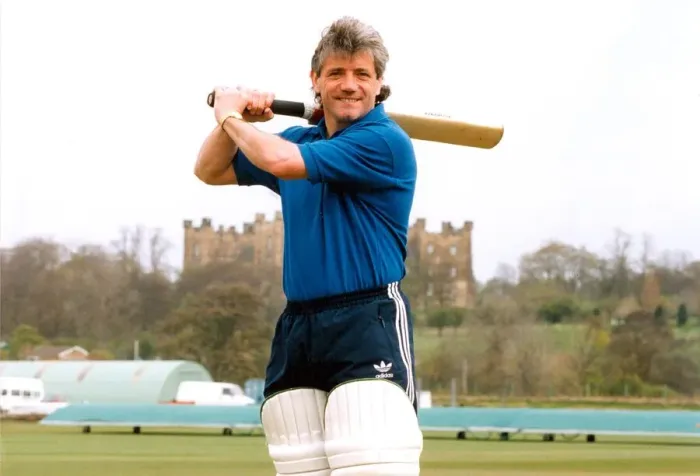 Framed Print : Newcastle Uniteds Kevin Keegan at Durham County Cricket Club at Chester-le-Street Framed Print : Newcastle Uniteds Kevin Keegan at Durham County Cricket Club at Chester-le-Street