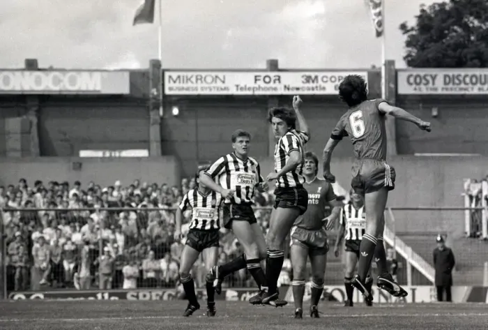 Framed Print : Newcastle v Liverpool Division 1 League game August 1986 Paul Gascoigne