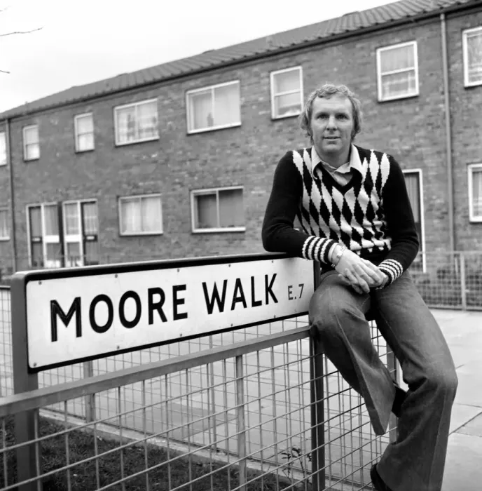 Framed Print : Newham Borough Council has named a new street after the hero of their local football team
