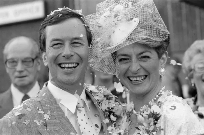 Framed Print : Newlyweds, Kay Alexander & Brian Conway, Presenters, Midlands Today Framed Print : Newlyweds, Kay Alexander & Brian Conway, Presenters, Midlands Today