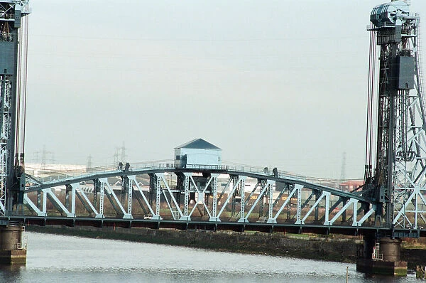 The Newport Bridge, Middlesbrough, 16th February 1993