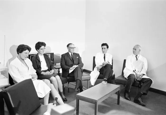 Framed Print : News Press Conference at Birmingham Maternity Hospital, where It was reported earlier Framed Print : News Press Conference at Birmingham Maternity Hospital, where It was reported earlier
