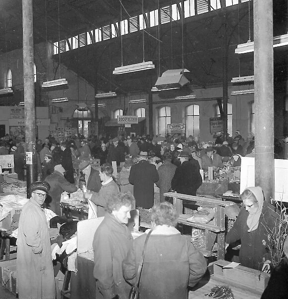 Newton Abbot Market Hall February 1964