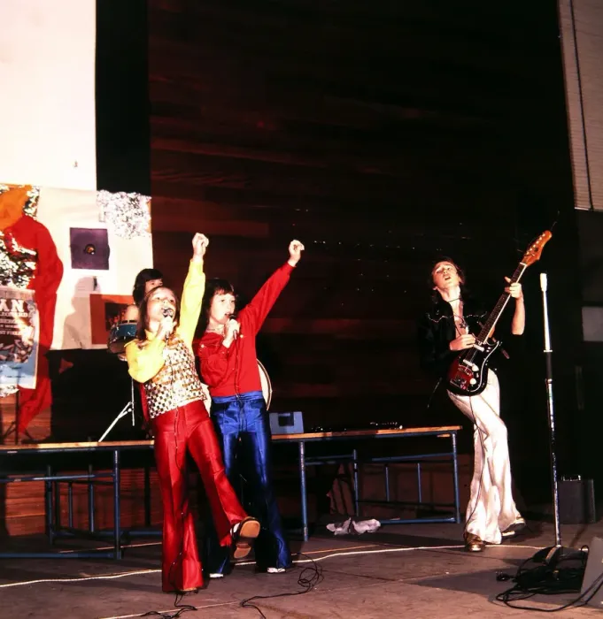 Framed Print : Nice Day - Pop Group seen here during rehearsals for the BBC television programme