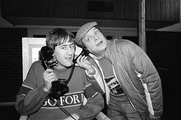 Nicholas Lyndhurst (left) and David Jason who all appear in the BBC TV comedy series