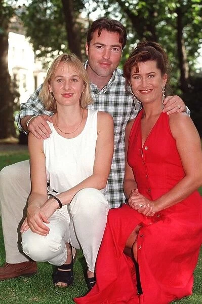 Nick Berry actor with fellow actress Niamh Cusak and new comer to the sixties police