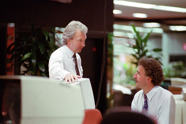 Nick Davies foreign editor of the Daily Mirror talks to Nick Fullagar. 28th October 1991