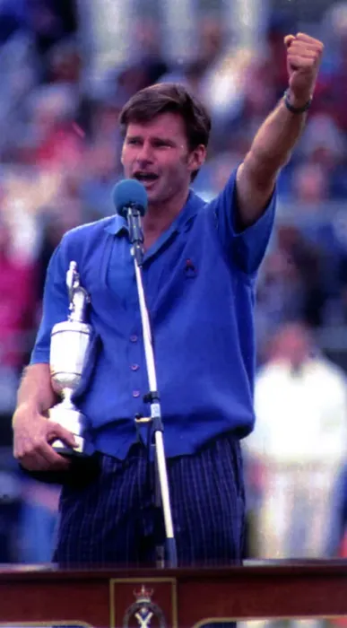 Framed Print : Nick Faldo Golf wins the British Open Golf Championship 1992 Framed Print : Nick Faldo Golf wins the British Open Golf Championship 1992