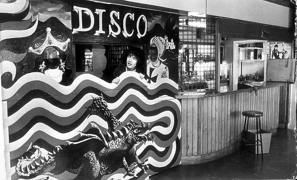 Nick Gregson with his disco at the Southmead Youth Centre, Bristol in the 1961