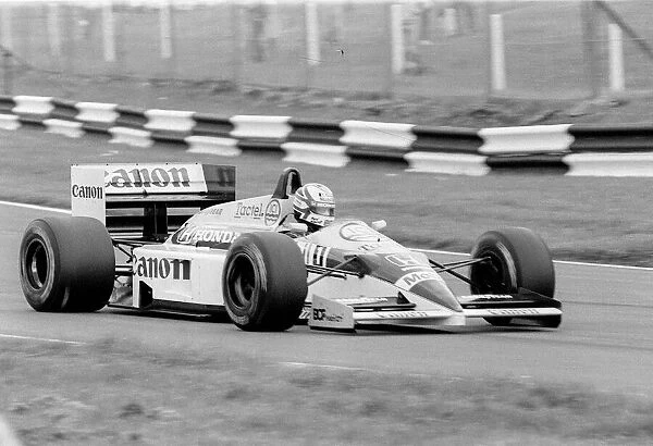 NIGEL MANSELL, BRITISH FORMULA ONE RACING DRIVER F1 AT BRANDS HATCH - 12  /  07  /  1986