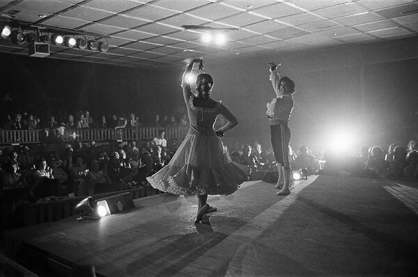 A night out in Majorca, Spain, August 1971. Flamenco