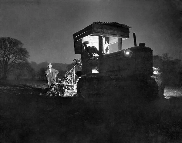 Night ploughing at the farm of Mr De Grey, a seaman of Kings Lynn