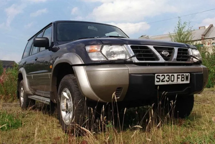 Framed Print : Nissan Patrol August 1998 showing front Framed Print : Nissan Patrol August 1998 showing front