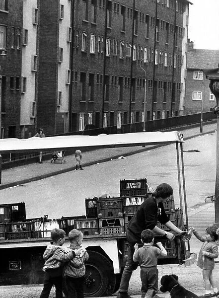 The Noble Street flats Housing Estate in Scotswood, Newcastle