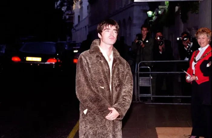 Framed Print : Noel Gallagher lead singer of the pop group Oasis arriving for the Mercury awards in Framed Print : Noel Gallagher lead singer of the pop group Oasis arriving for the Mercury awards in
