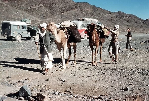 Nomads with Camels near Zahedan Iran -Pakistan Border
