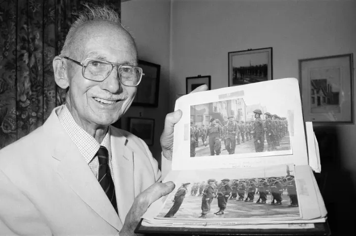 Framed Print : Norman Edwards, from Sutton Coldfield, aged 92. Former chairman