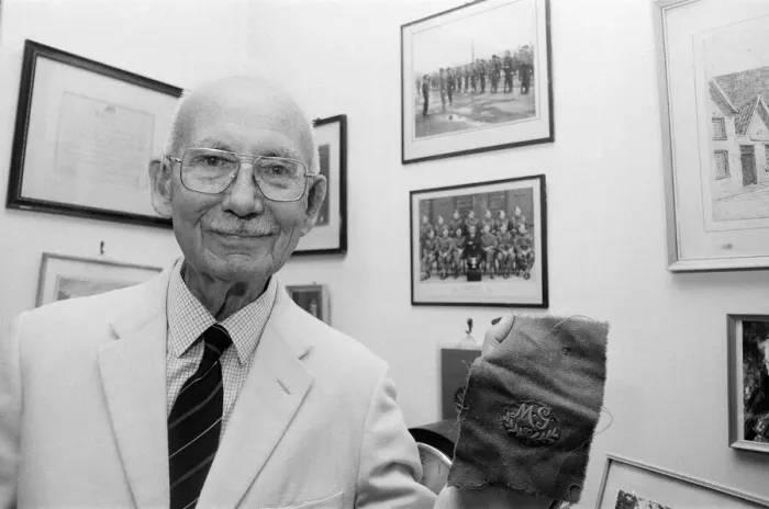 Framed Print : Norman Edwards, from Sutton Coldfield, aged 92. Former chairman