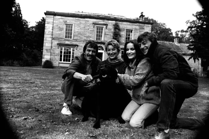 Framed Print : Norman Eshley, Vivien Heilbron, Kate O Mara and Doug Fisher who are appearing in Framed Print : Norman Eshley, Vivien Heilbron, Kate O Mara and Doug Fisher who are appearing in