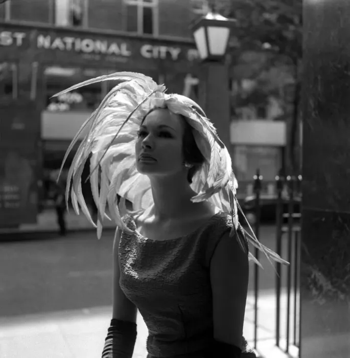 Framed Print : Norman Hartnell autumn collection July 1962 hat by Madame Claude St Framed Print : Norman Hartnell autumn collection July 1962 hat by Madame Claude St