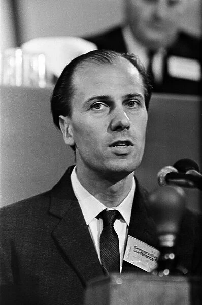Norman Tebbit on the second day of the Conservative party conference. October 1966