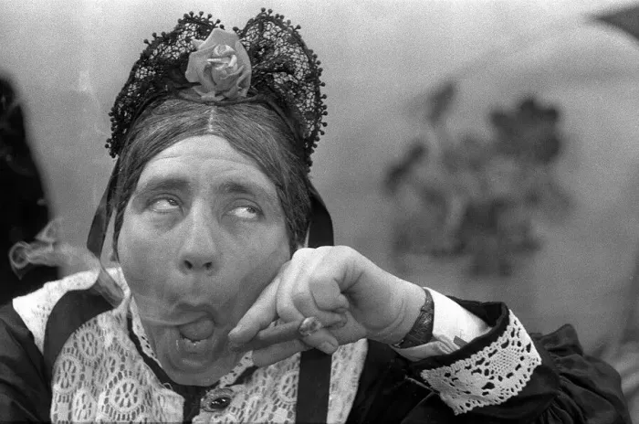 Framed Print : Norman Wisdom comedy actor as Charlies Aunt February 1958 Framed Print : Norman Wisdom comedy actor as Charlies Aunt February 1958